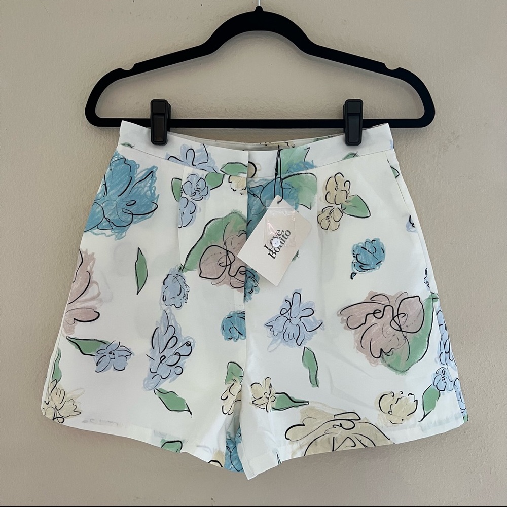 Kalia Tailored-Fit Floral Shorts (Love Bonito)